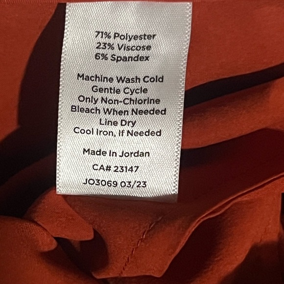 Talbots Hampshire Ankle Pants – Size 10P – Red Orange - Picture 6 of 6